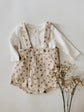 Pearl Floral Suspender Set