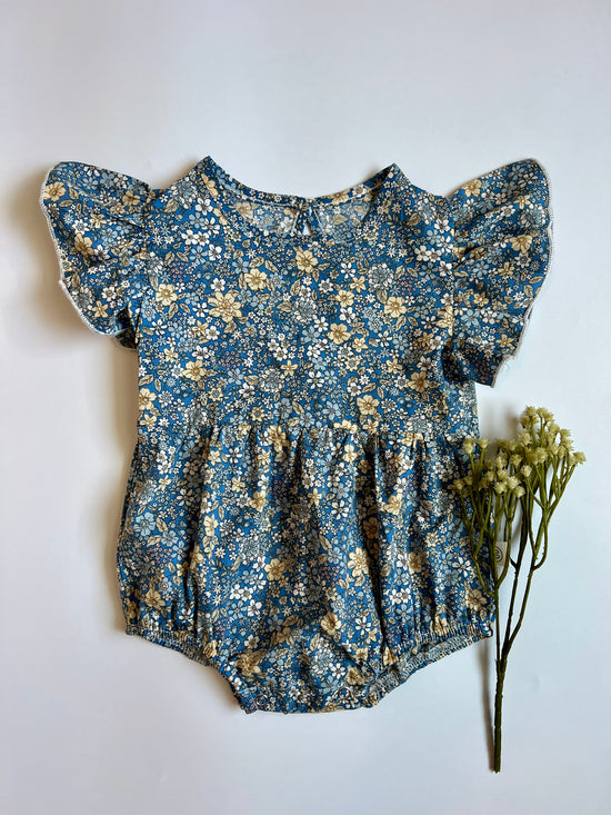 Franny Vintage Floral Romper