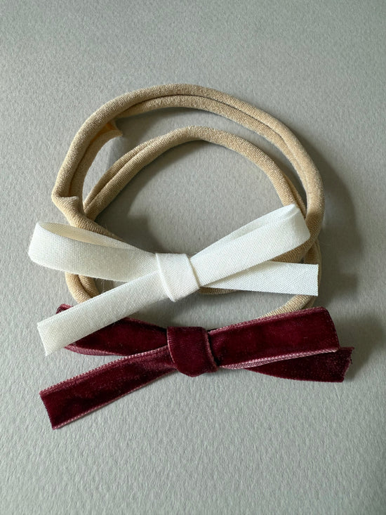 Bow Headband Set | Holiday