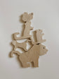 Handmade Stackable Jigsaw Puzzle  | Tigers