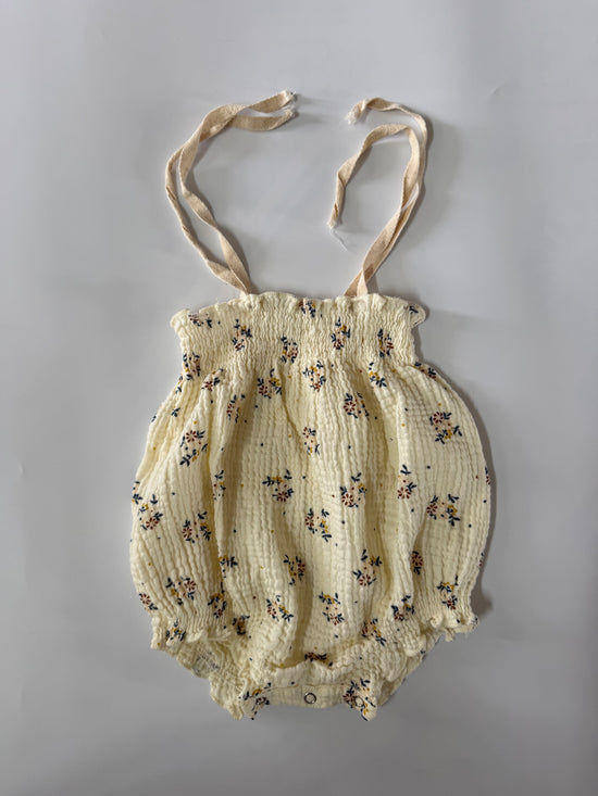 Demo Muslin Floral Romper (3-6M)