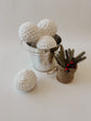 Crochet Snowball Set