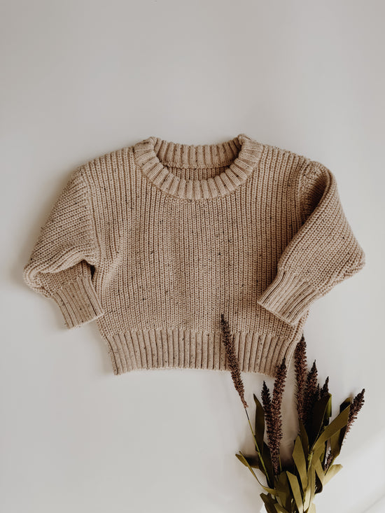 Fleck Knit Sweater