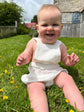 Eloise Gauze Romper | White