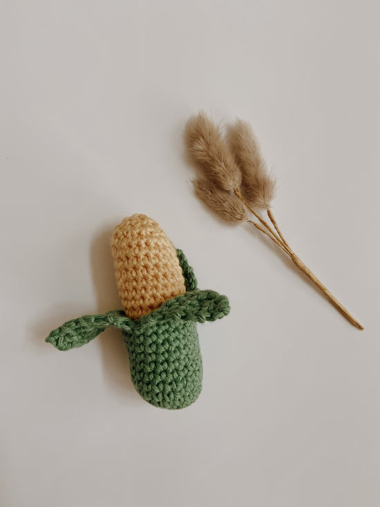 Corn Crochet Rattle